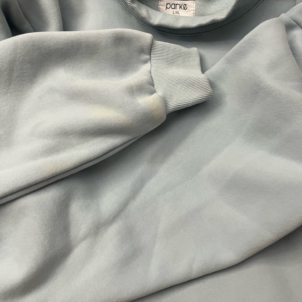 ❄️❄️PARKE MOCKNECK- TONAL COLLECTION in Artic Blue❄️❄️Size L/XL! VGUC! - Picture 5 of 6
